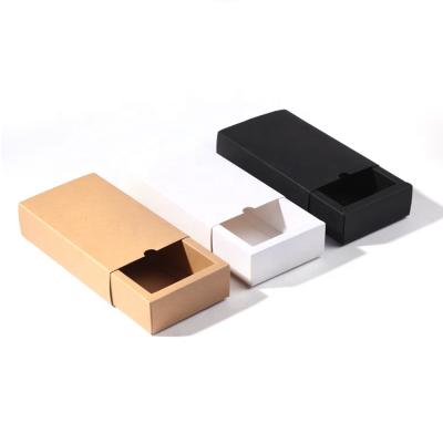 China Custom Recycled Materials 22*13*4.5cm Cardboard Paper Box Match Drawer Cardboard Paper Gift Jewelry Packaging Box for sale