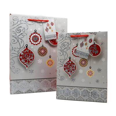 China Recyclable Kraft Paper Bag Merry Christmas Gift Paper Bag Customize for sale