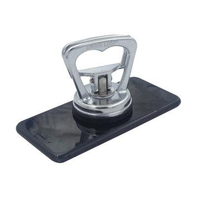 China Aluminum alloy material is durable floor suction cup mobile phone suction cup car hub aluminum alloy hub sucker glass for sale