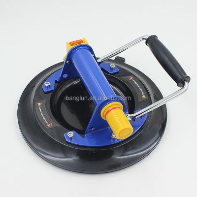 China Mental 9 Inches Made Of High Quality Materials 440lbs Load Capacity Handle Vacuum Ergonomic Suction Cup for sale