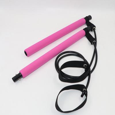 China Durable Hot Selling Fitness Pull Rod Multifunctional Yoga Stick Pilates Stick Yoga Tension Bar Chest Expander Arm for sale