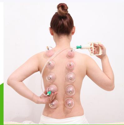 China Eco-friendly Chinese Healthy Medical Massage Therapy Vacuum Cupping Hijama Set 6 Pcs Body Massage Silicone Cupping Set for sale