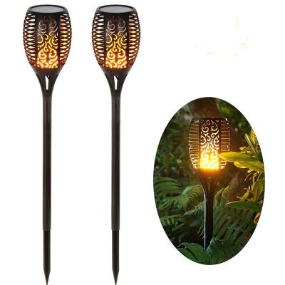 China Outdoor IP65 Garden Lawn Garden Light LED Flame Waterproof Solar Light Lamp for sale