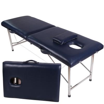 China Original traditional portable folding point massage bed horizontal bar massage bed for sale