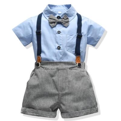 China Jens Children's Clothing Suit Sets Good Quality Gentleman's Shorts Formal Babies' Sleeve Baby Boy's Clothing for sale