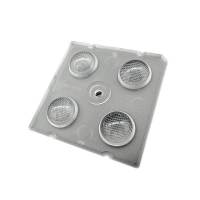 China High Quality High Transmittance 5050 Street Light Flood Light Lens 60 Degree 5050 Optical Outdoor PC High Quality Led Lens for sale