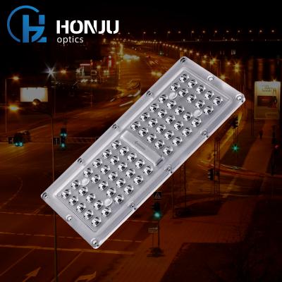 China 5050 Street Light Flood Light Lens 192*148 Degree 40 In 1 PC Outdoor Lighting LED Optical Lens for sale