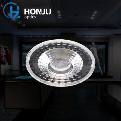 China Led Lights 43*10mm Diameter 40 Degree COB Projector Lens Commercial Professional Custom Stage Led Lens for sale