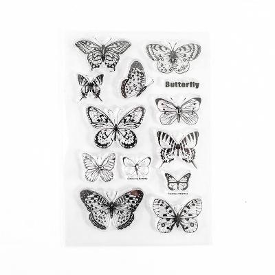 China Various Styles Silicone Decoration Rubber Stamps Photopolymer Stamp Clear Stamp for sale