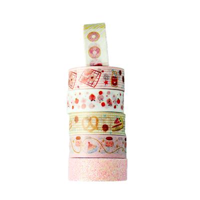 China kawaii waterproof wholesale decorative paper washi tape custom craft holiday printing for sale