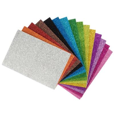 China Wholesale Waterproof Glitter Paper Gift Wrapping Glitter Card Paper For DIY Party Decorations Glitter For Shinny Craft for sale