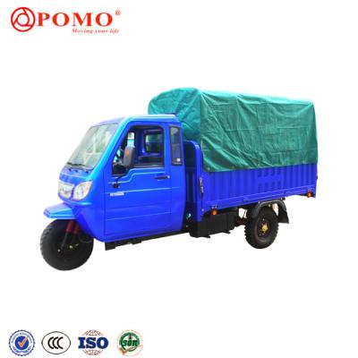 China Tricycle Electricos, Three Wheel Cargo Cargo Tricycle Diesel Engine Motorcycle With Steering Wheel for sale