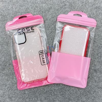 China Recyclable Plastic Pe Bag For Cosmetic Phone Case Packaging Pouches Printing for sale