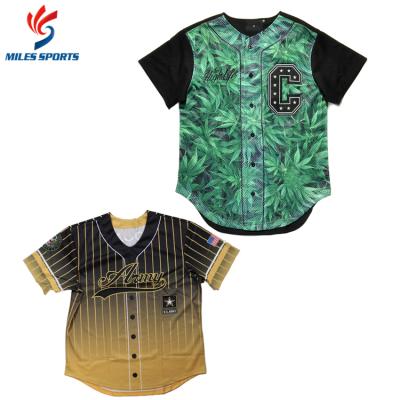 China Custom High Quality Plus Size Logo Pattern Tackle Twill Stitching Antibacterial Button Up Embroidery Mens Stitched Baseball Tank Tops for sale