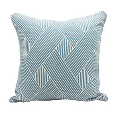 China Magnetic Modern Nordic Minimalist Silver-Dyed Geometric Striped Bedroom Living Room Pillow Pattern Piece By Bag Cushion Cover for sale