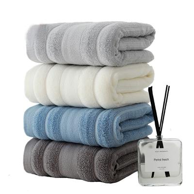 China Light Luxury Pure Cotton Polka Dot Exquisite QUICK DRY Gift Box Three Piece Set Forging Off Bathroom Towels And Bath Towels for sale