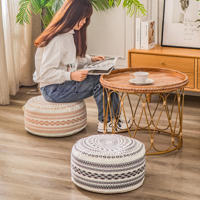 China Amazon Bohemian Style Cotton Saddle Cover Woven Anti-Static Hot Selling Circular Pillows Case for sale