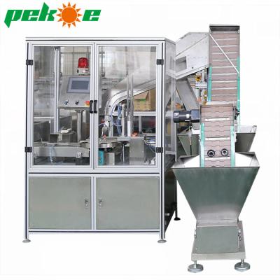 China Plastic Food Oil Capsule Lining Machine Aluminum Foil Inserting Machine for sale