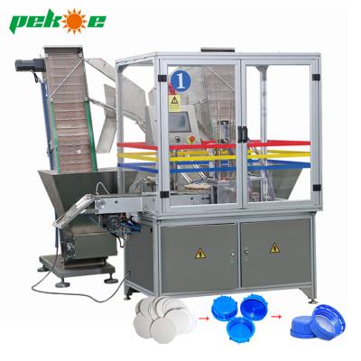 China Factory cap liner punch and inserting machine cap lids plastic wadding machine for sale