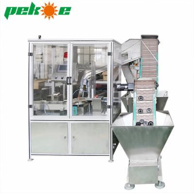 China New Automatic Food Cap Closing Machine PE Plastic Flip Top Cap Set Machine for sale