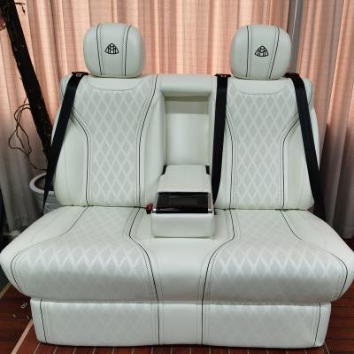 China Car Leather Seat MicroFiber Van Seat Luxury Leather Manual Aircraft Heating Luxury Massage Seat Rotation For Mvp Single Seat Rear Row for sale