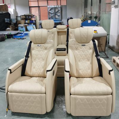 China Aircraft Seat Van Seat Factory Luxury 2021 Sales For Mercedes-Benz MVP VAN VIP Modified Massage Aviation Seat Leather Microfiber 360 Whirling CAR for sale