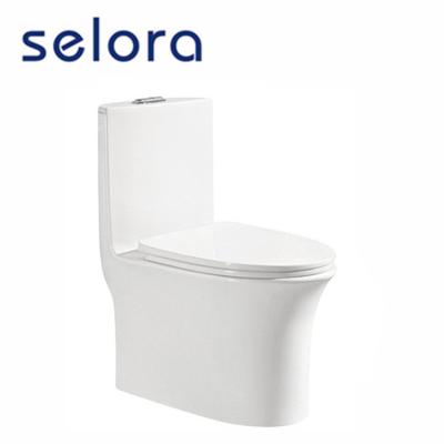 China Double-Flow Sanitary Ware Water Saving &washdown Toilet Siphonic Design Toilets for sale