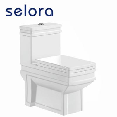 China Best Factory Design Modern Unique Western Washdown Toilet Standard Porcelain Size For Bathroom Fixture for sale