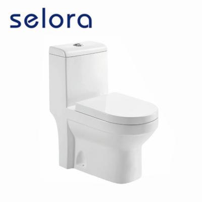 China Factory Wholesale Double-flow New Arrival Economical Design Ware One Piece Sanitary Toilet for sale