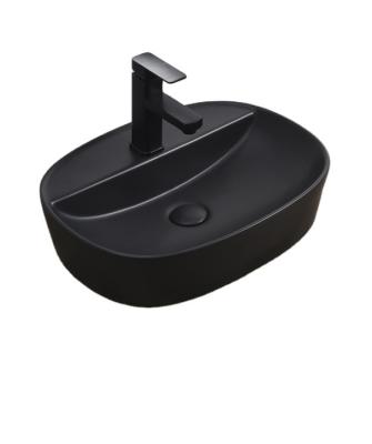 China Modern Hot - Selling Inquiries Wash Basin Sink Matte Art Basin With Faucet Hole for sale