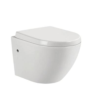 China Double-Flow Economical Sanitary Ware Bathroom Use Wall Hung Ceramic Toilet With European Standard for sale