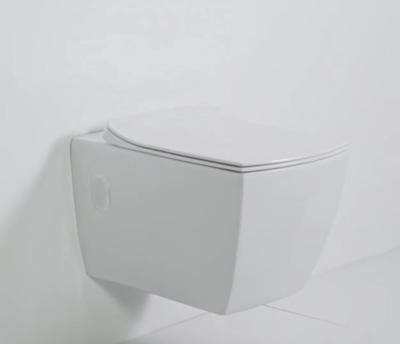 China Cheap Promotional New P Trap Concealed Cistern Hidden Cistern Wall Hung Mount Toilet for sale