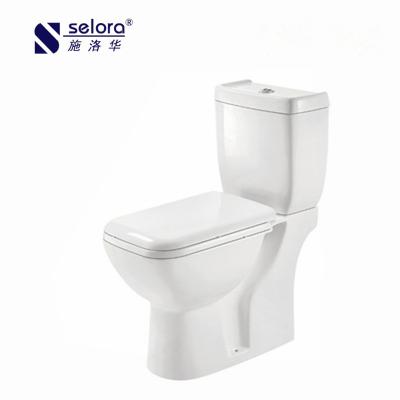 China 2 Piece Toilet Double-Flow Western Sitting Gravity System WC Flushing Washdown For Child for sale