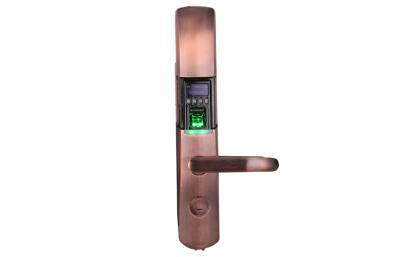 China Keyless Password Biometric Fingerprint Door Lock 500 dpi for Villa / Apartment Security for sale