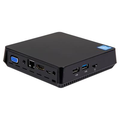 China For new business cheapeMicro PC Intel Atom Quad Core Win10 Gigabit LAN Minipc Wifi DDR3L 4USB TC Mini Computer in stock wholesale for sale