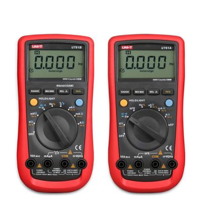 China True FTTH UNIT UT61A UT61B UT61C UT61D UT61E Digital Multimeter DC AC Meter Software CD Data Hold Multimeter Gift for sale