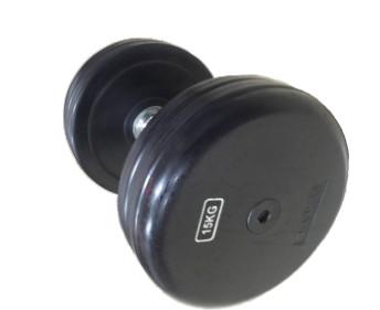 중국 Logo Available Gym Fitness Dumbbell / Round Rubber Dumbbells For Gym Exercises 판매용