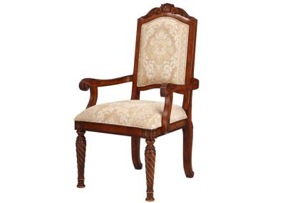 China Hotel Style Leather Dining Room Chairs High Back Dining Chairs for sale