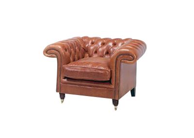 China Customized furniture Leisure Chesterfield Sofa upholstery chair Europe type for sale