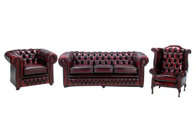 China Europe type Leisure Brown Coriaceous upholstered Chesterfield Sofa furniture for sale