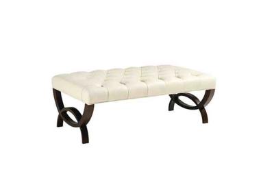 China High end white Hotel Bedroom Bench Europe Style bespoken furniture for sale