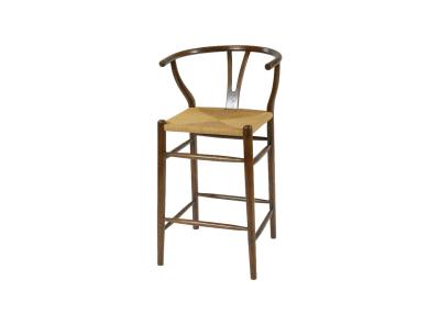 China Personalized Leisure High Bar Stool Chairs wood furniture for coffee / tea club for sale