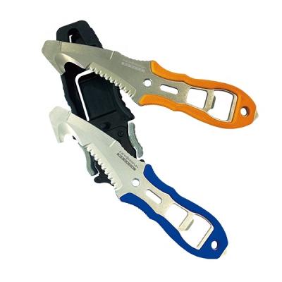 China Outdoor Sport and Water Rescue Knife Alloy Safety Gear Durable Titanium Knife for sale