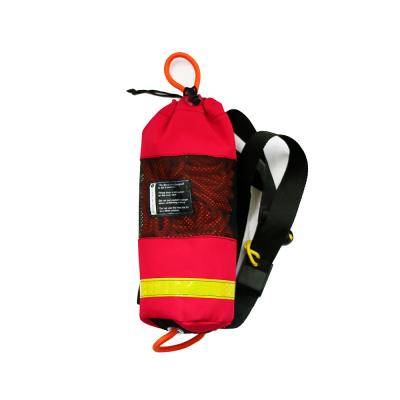 China Lightweight Cheap Rescue Throw Bag With Reflective Flotation Rope 22m Long for sale