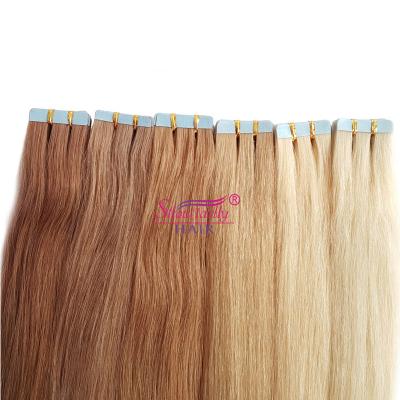 China European Virgin Remy Russian Virgin Remy Hair Extensions Wholesale Silky Straight Double Wave Topper Stick On Hair for sale