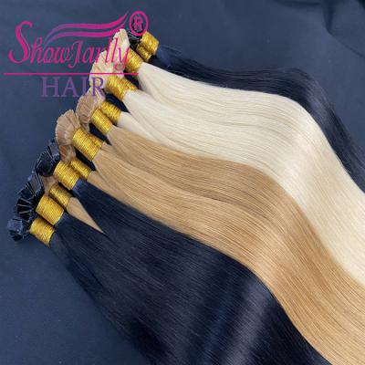 China Cuticle Pre Bonded Remy Aligned Keratin U Flat Support Dropship Keratin Hair Extensions Hair Tip Flat I Tip Hair Extensions for sale