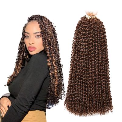 China Super Soft and Skin Friendly 12 Inch Passion Twist Crochet Hair Passion Crochet Braiding Hair Pre In Synthetic Hair Extension for sale