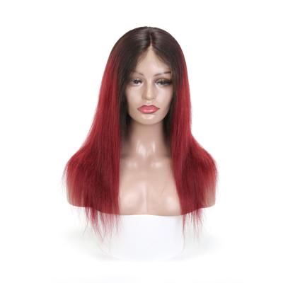 China Wholesalefull Factory Handited Yaki Lace Front Wig Synthetic Body Wave Wig Black Color High Temperature Fiber Wigs for sale