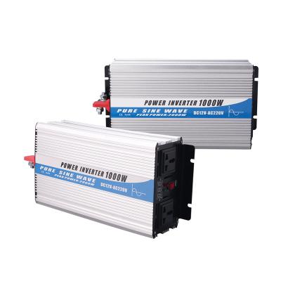 China Aluminum Alloy CE FCC Certified Full Power Inverter 1000W Pure Sine Wave Power Inverter for sale