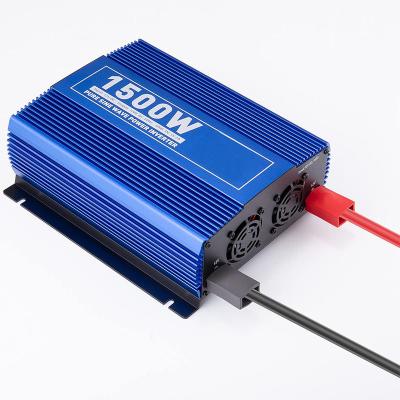 China 30Ax6 off grid inverter 12v 24v dc to 110v 220v ac psw inverter rated power 1500w pure sine wave inverter for sale